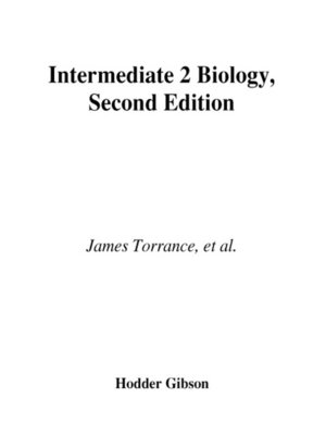 cover image of Intermediate 2 Biology